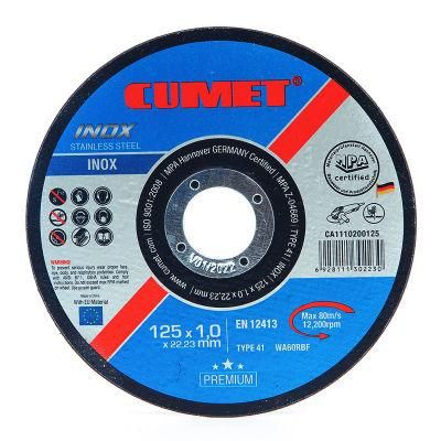 Cumet 5&prime; &prime; Cutting Wheel for Metal Inox Abrasive