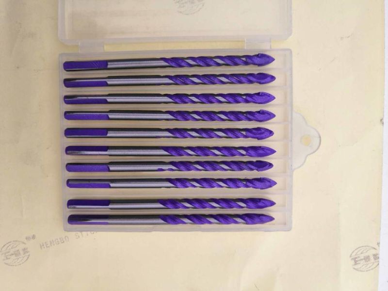 Tct Glass Drills with Twist Shank 6mm