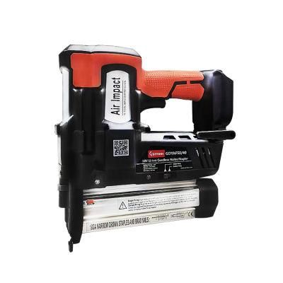 Popular High Quality Powerful 18V Battery Cordless Air Nailer and Stapler Gdy-Af5040m