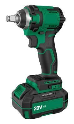 Cordless Impact Wrench Compact Body Brushless Motor 300nm