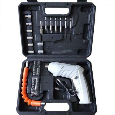 Household Hand Drill Repair Tool Set with Lithium Electric Screwdriver