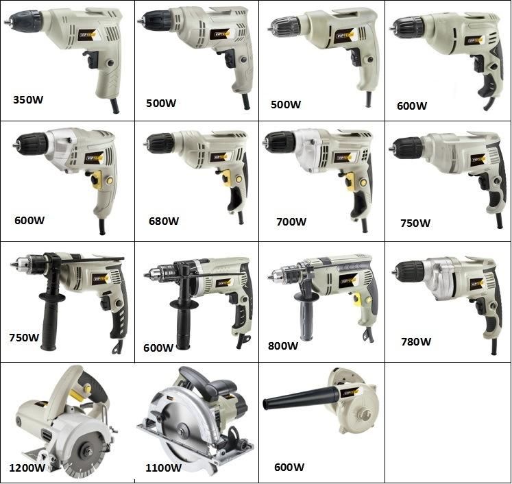 750W 10mm Professional Electric Drill T10750