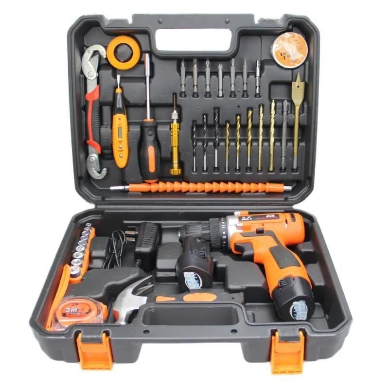 Rechargeable Lithium Power Screwdrivers Cordless Impact Drill 10mm Multifunction Electric Hand Drill Wireless Electric Drill Set