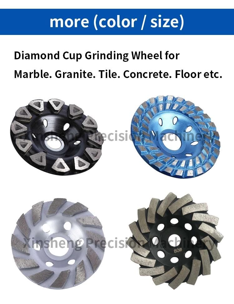 105mm Diamond Segment Turbo Wheel Grinding Cup Wheel for Concrete
