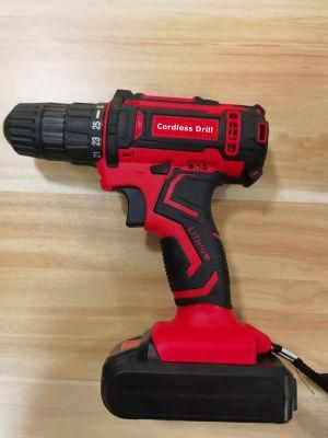 21V Variable Speed Rechargeable 10mm Cordless Hammer Drill