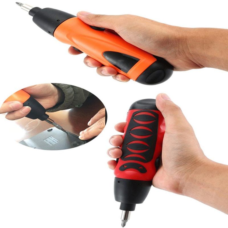 Factory Direct Semi-Automatic Electric Screwdriver Tool Set Hardware Tool Multi-Functional Mini Drill Set Dry Battery Home