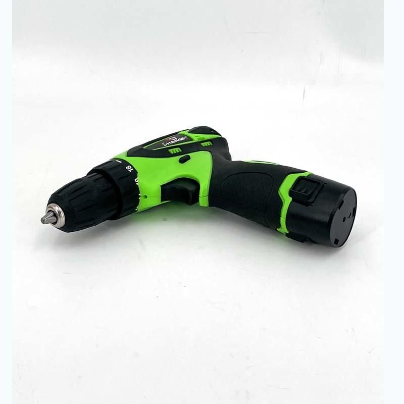 Cg-2013green Double Speed 12V 16.8V 21V Li-on Lithium Battery Professional Manufacturer Hand Rechargeable Forward and Reverse Impact Cordless Drill