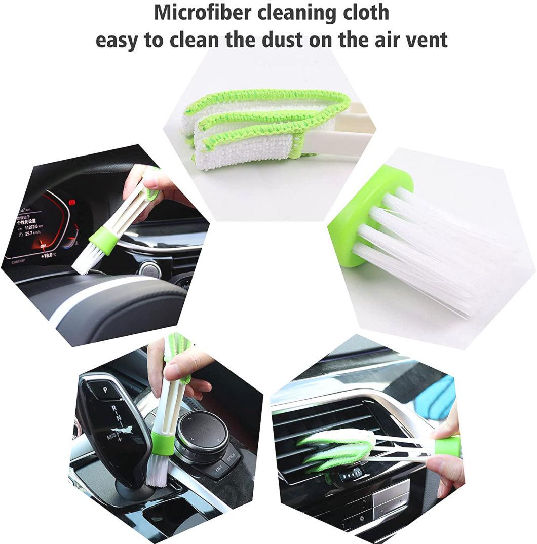 Cross-Border Supply Car Cleaning Brush 9-Piece Car Beauty Tool Brush Cross-Border Hot Sale Kitchen Cleaning Brush