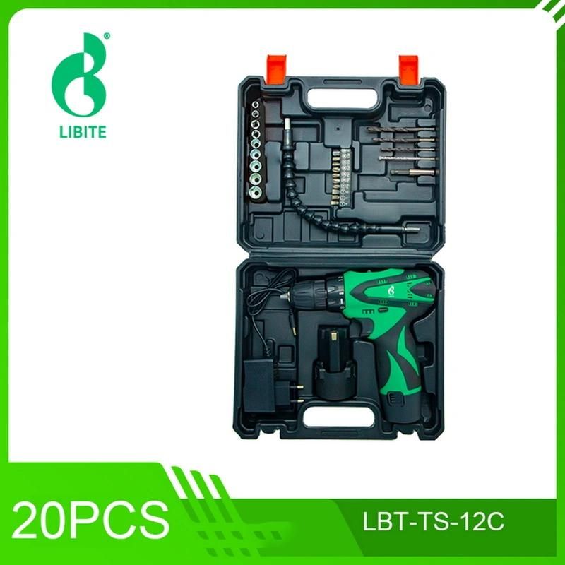 Libite 20V Cordless Drill Lithium Battery 30PCS Tools Sets