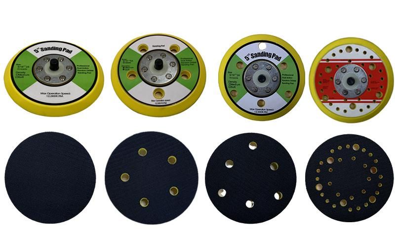 6inch 150mm 51 Holes Multi Hole PU Foam Sanding Disc Backup Pad Hook and Loop Backing Pad Backup Pad Factory