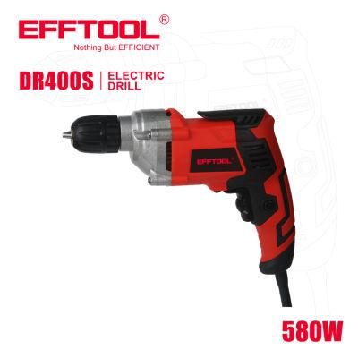 Efftool Dr-400s 580W 230~50/60Hz Max Drilling Steel 10mm Electric Drill