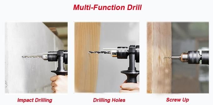 Light Weight Electric Drill Power Tools Hand Drill (AT7206)