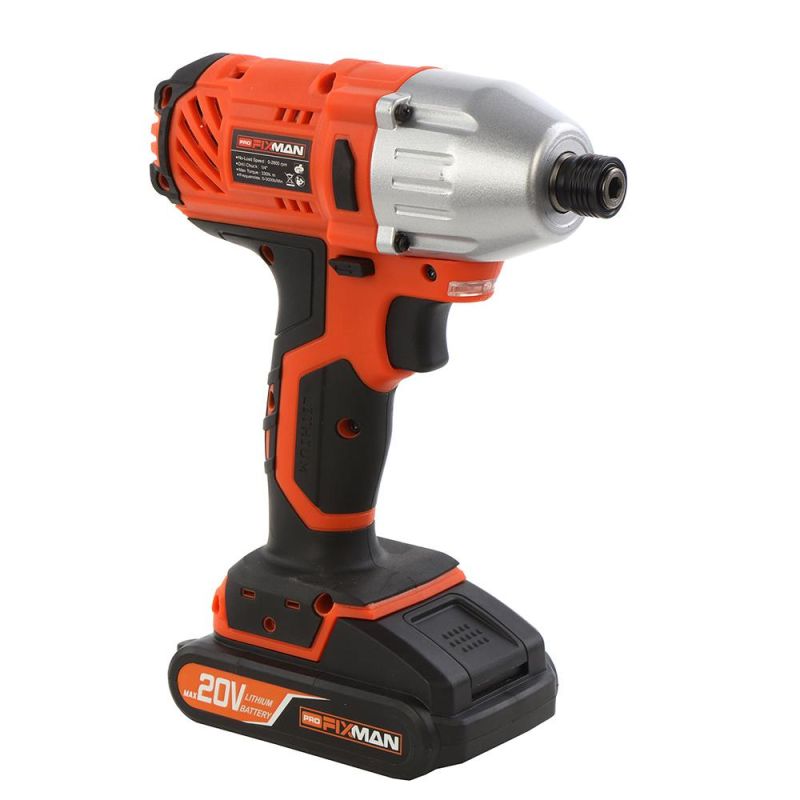 18V Cordless Impact Screwdriver Power Tool Electric Tool Power Screwdriver Electric Screwdriver