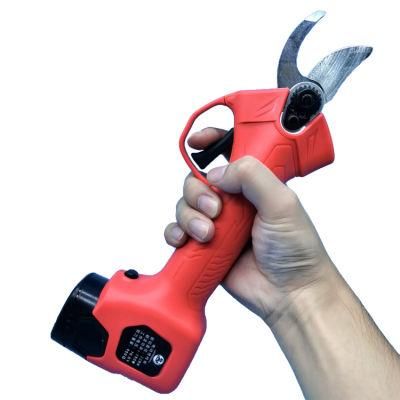 High Quality Cordless Electric Pruning Shears 25mm Charging Garden Bypass Power Shears Sk5 High Carbon Steel Tree Garden Shears