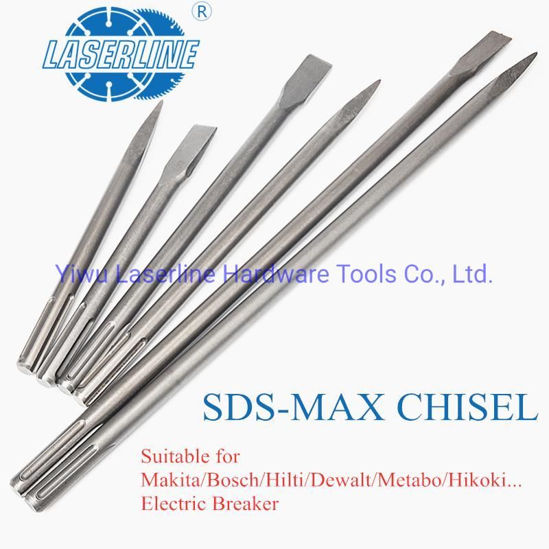 SDS Max Shank Impact Hammer Drill Chisel for Concrete Breaking