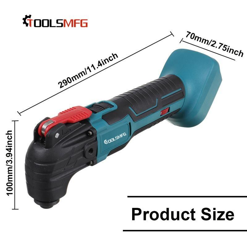 Toolsmfg Cordless Oscillating Multi-Tools Electric Trimmer Saws Home Rechargeable Woodworking Power Tools for Makita 18V