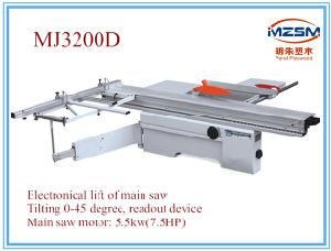 High Quality Mj3200d Woodworking Tool Cutting Machine Sliding Table Panel Saw