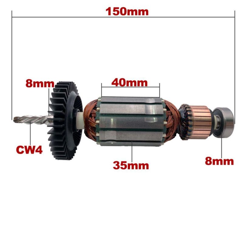 AC220V-240V Armature Rotor Anchor Replacement for Dewalt Angle Grinder