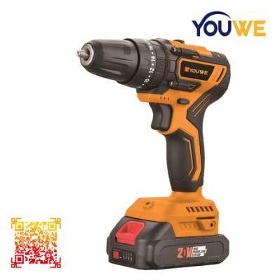 Youwe Drill/Driver, 2 Speed, 18 Gear Level Adjust Applicate Different Work Statu