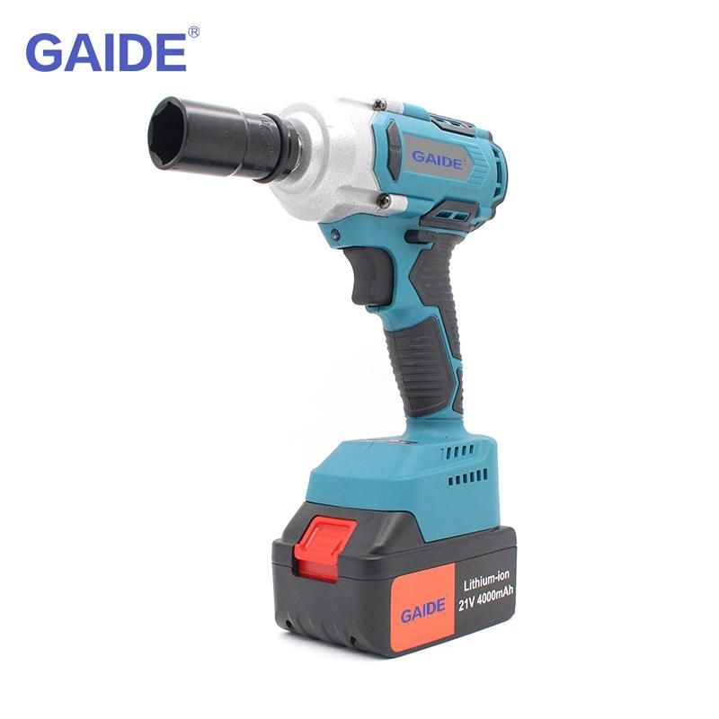 New Design Heavy Duty 20V Cordless Impact Wrench with 2 Batteries