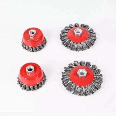 Rotary Fluffy Disc Brush Stainless Steel, Industrial Brush