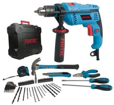 Fixtec Power Tools 600W Impact Mini Motor Hand Drill Kit