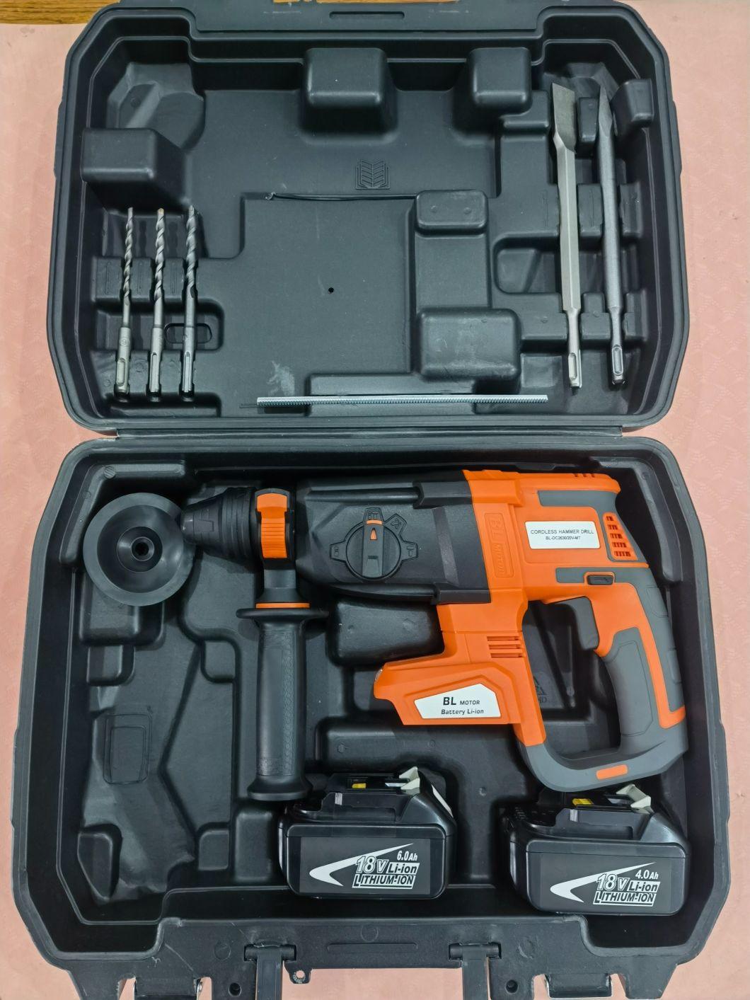 26mm Ma Kita Type Battery Connecting High Quality Cordless Bl Brushless Motor Rotary Hammer