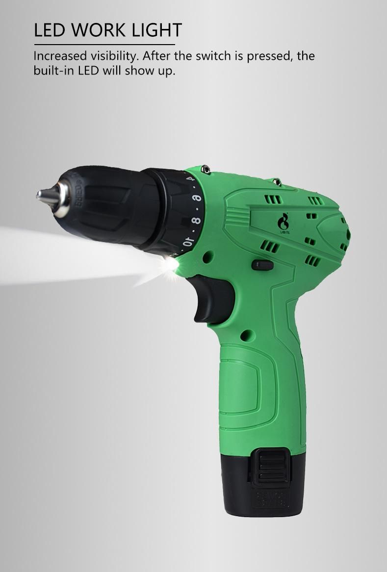 Werkin Lithium Battery Powered Electric Cordless Screwdriver Drill