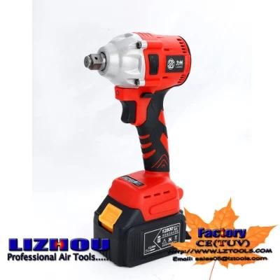 LIZHOU Hot LZ-6151 Li-ion Brushless Wrench Hand Tools Hardware Tool Hammer Impact Wrench Impact Tool 1/2&quot; Wrench