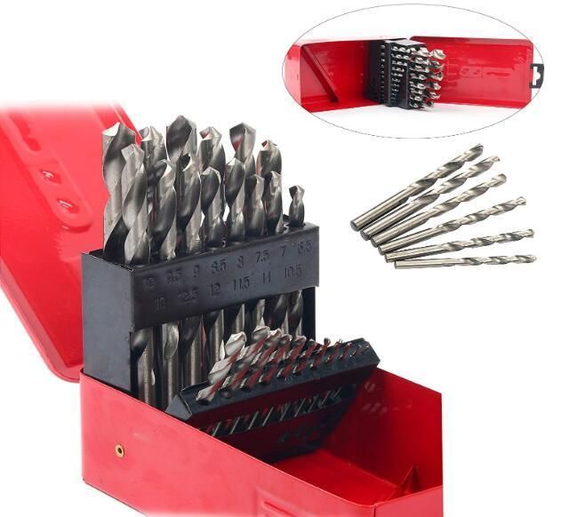 25-Piece Twist High Speed Steel Drill Set