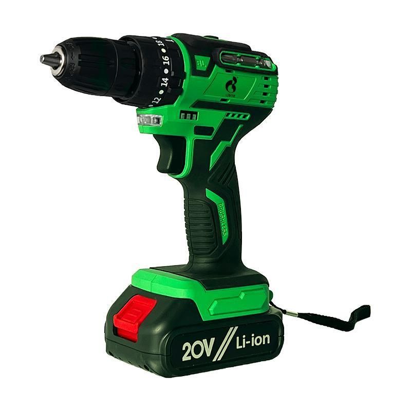 20V Lithium Heavy Duty 45nm Professional Cordless Impact Brushless Drill