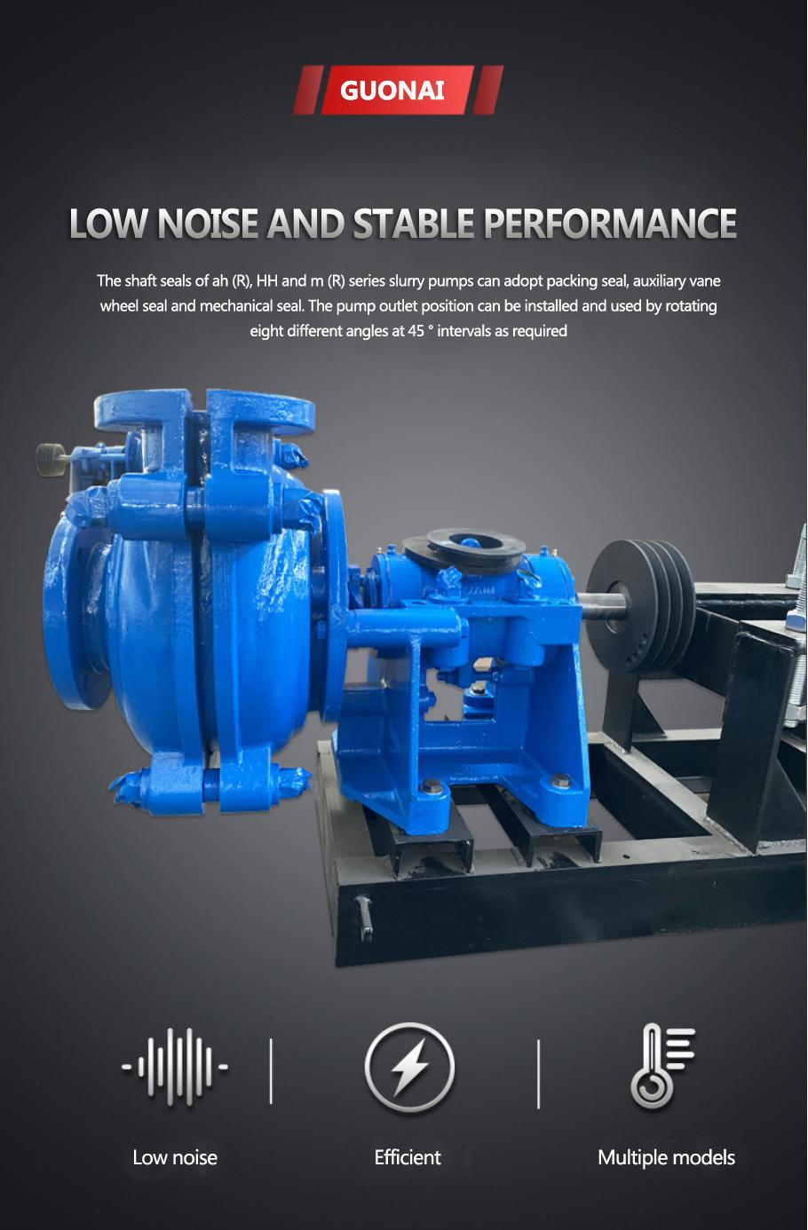 Horizontal Multistage Centrifugal Single Suction Stainless Steel High Pressure Slurry Pump