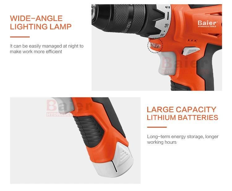 Rechargeable Lithium Battery Hand Drill Strong Motivation