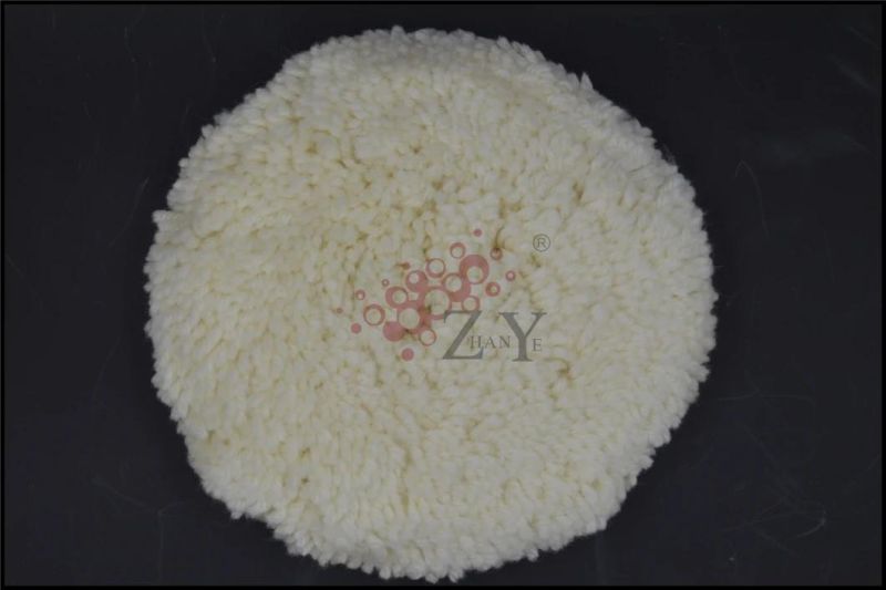 High Quality Logo Printied Wool Polishing Pad