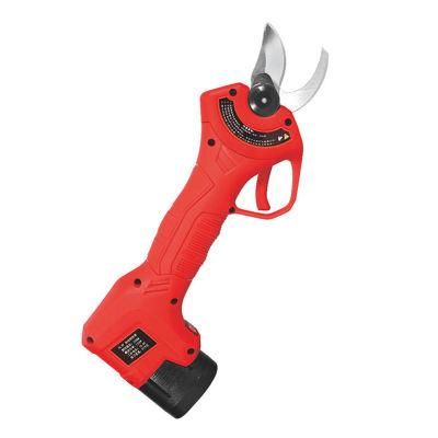 Cordless Hand Tool Electric Scisor Rechargeable Pruning Shears with 2 Batterries