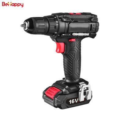 Behappy Hot Sale High Quality Impact Cordless Drill Machine for Drilling Hole