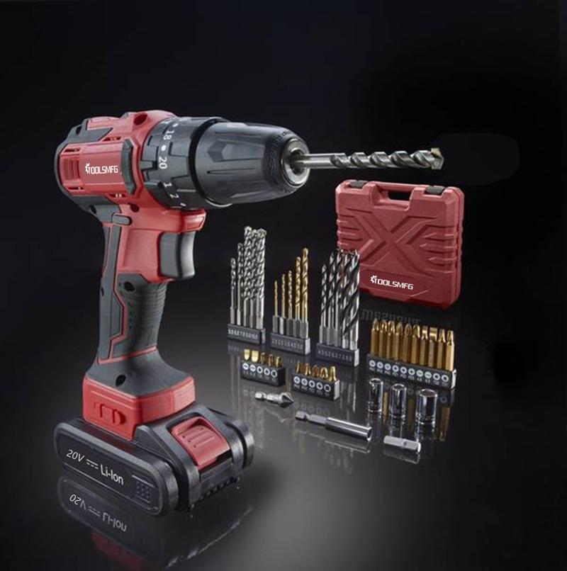 Toolsmfg 20V Cordless Brushless Hammer Drill Driver with GS Certificate