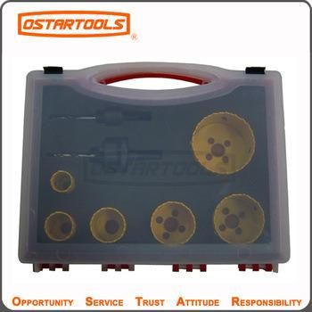 38mm HSS Hole Saw Cutter Drill Core Bits Kit Set Carbide Tipped HSS Bi-Metal
