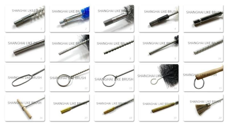 Stainless Steel Deburring Brushes with Hex Shank