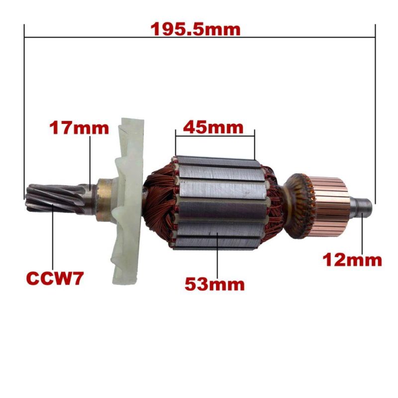 Replacement Spare Parts Armature Stator for Hitachi Demolition Hammer