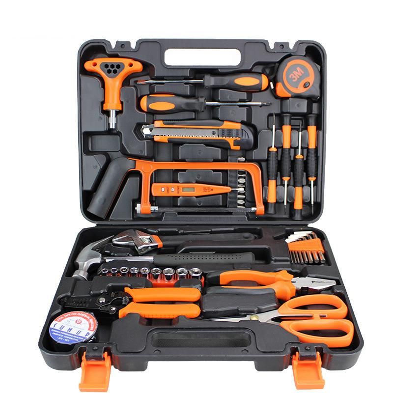 Household Combo Auto Car Repair Hand Tools Custom 30PCS Networking Toolbox Home Networking Tool Kit Set with Storage Case