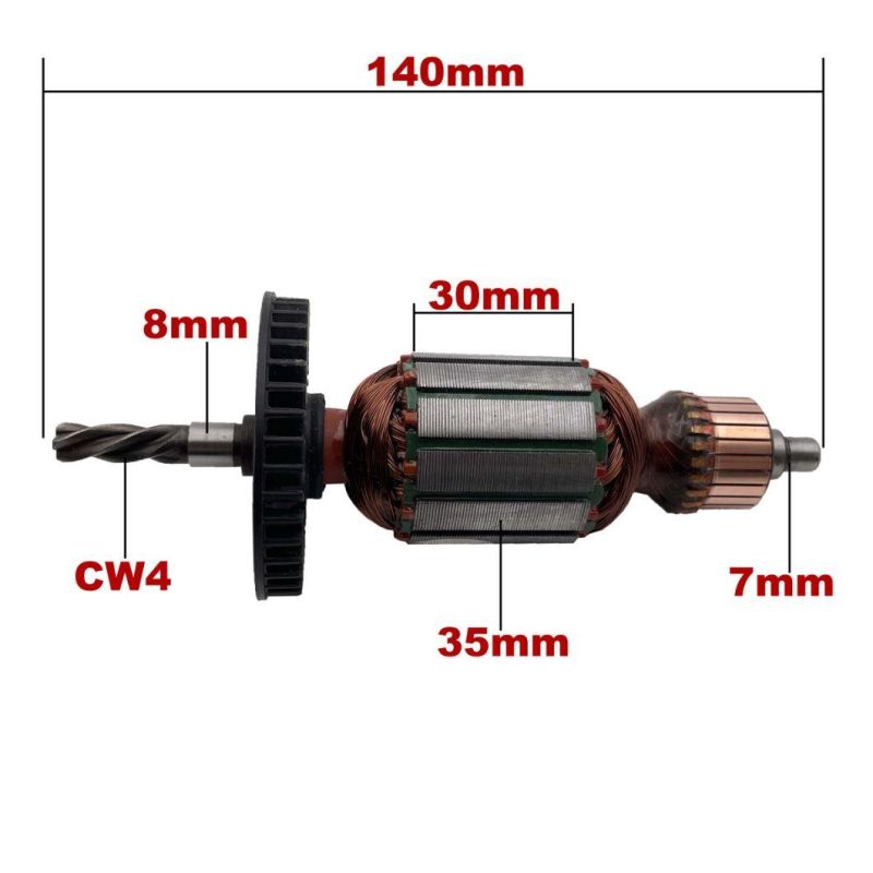 AC220V-240V Armature Rotor Anchor Replacement for Maktec Impact Drill