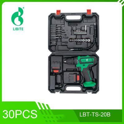 Hypermax 20V Cordless Drill Lithium Battery 30PCS Tools Sets