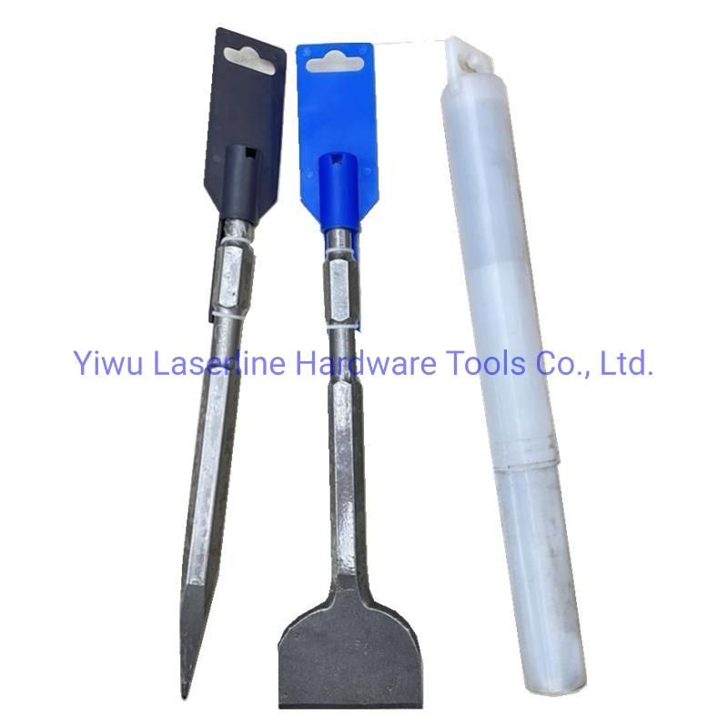 Hot Selling Good Quality with Favouriable Price 40cr Flat Point Pneumatic or Air Hammer Hex Shank Chisel