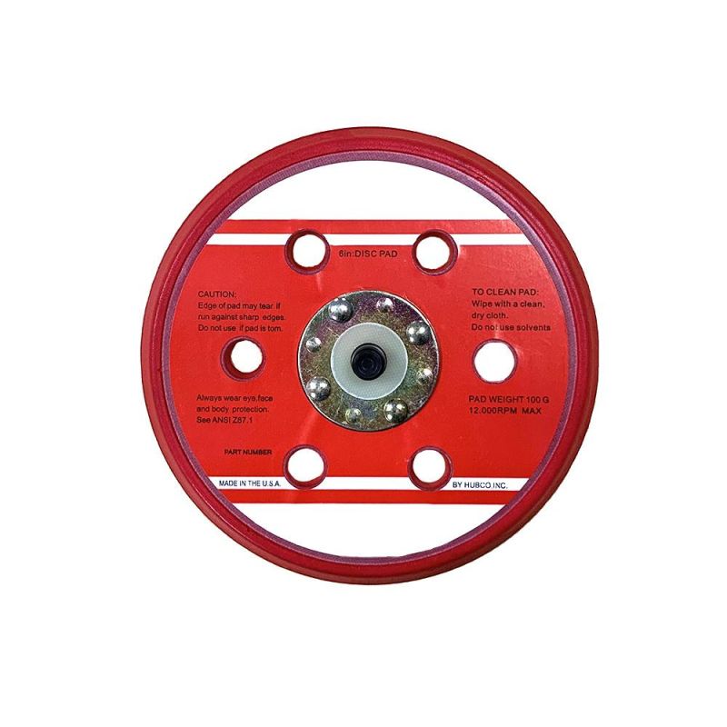 6inch 150mm 51 Holes Multi Hole PU Foam Sanding Disc Backup Pad Hook and Loop Backing Pad Backup Pad Factory