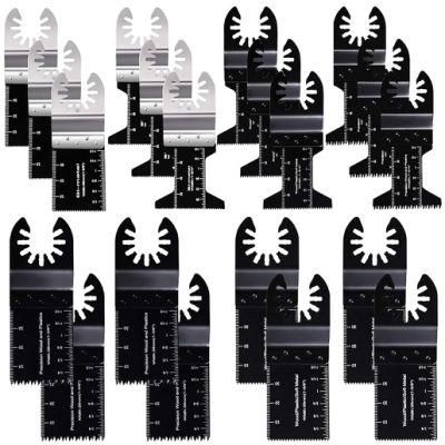 20 PCS/Set Quick Release Oscillating Multi Blade Oscillating Multi Tool Saw Blade for Metal Wood Plastics