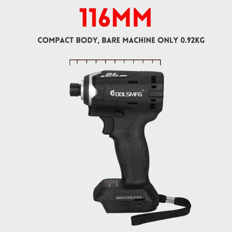 Toolsmfg 20V 3 Light Brushless Electric Screwdriver Power Drill Driver