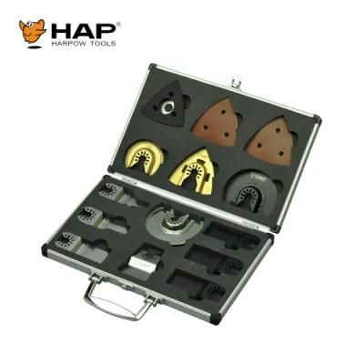 18PCS Multifunctional Aluminium Case Saw Blade Set for Oscillating Tool