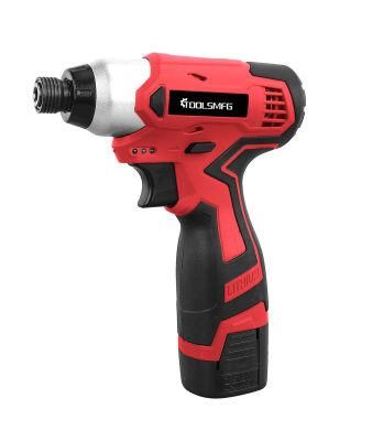 Toolsmfg 16.8V Electric Impact Screwdriver 1/4&quot; Driver