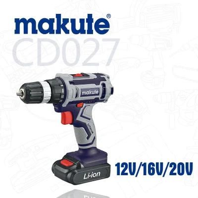 Makute Cordless Drill 12/16/20V BMC Packing with 1500mAh Battery